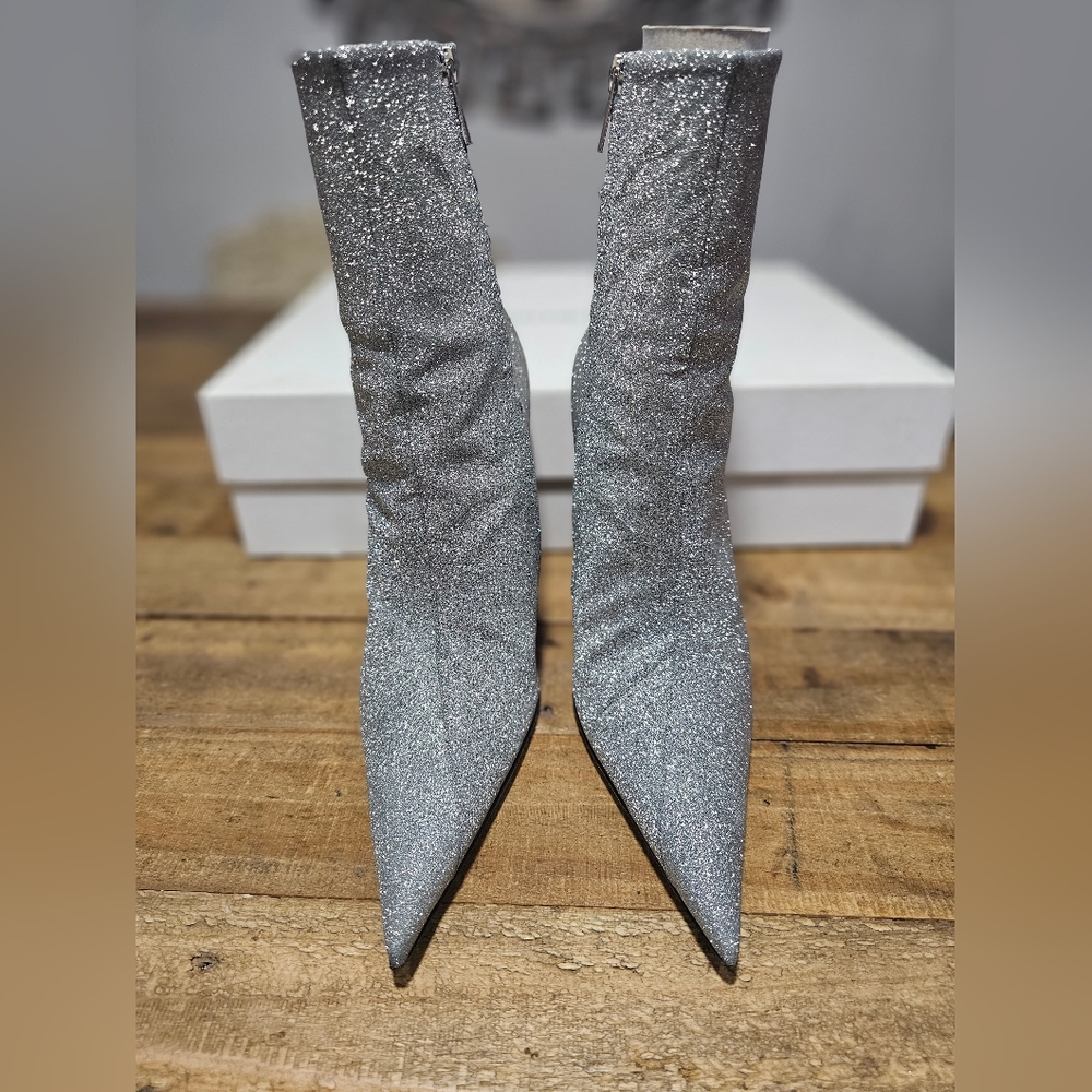 Balenciaga Glitter Bootie 41/Fits US 9